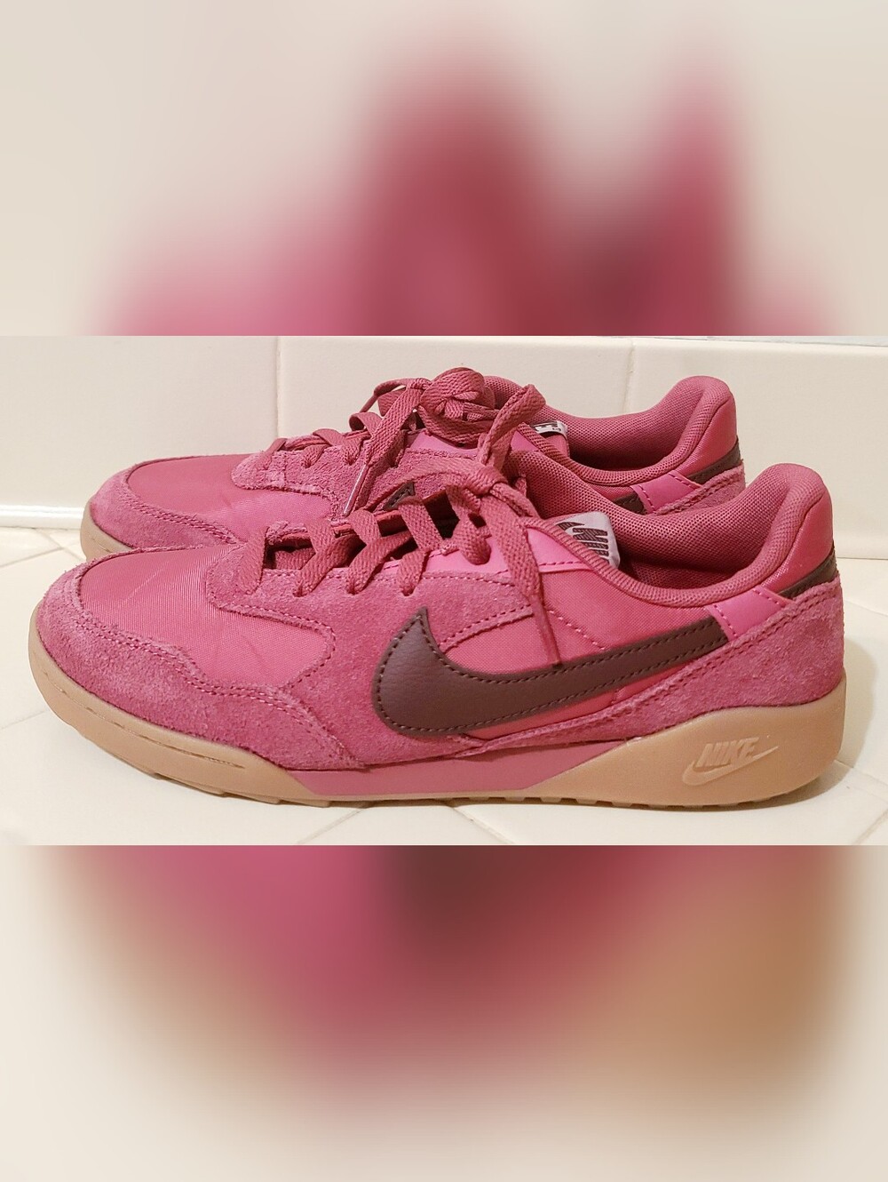 Nike Terra Manta Suede Sweet Beet Burgundy Crush Women's Size 8